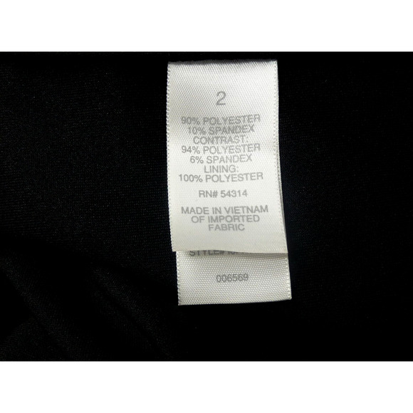 Bisou Bisou Michele Bohbot Women's Size 2 Dress Black New With Tags - Picture 10 of 12